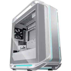 Cooler Master COSMOS C700M E-ATX Full-Tower Case Curved Tempered Glass Silver White