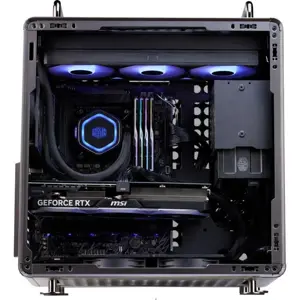 Cooler Master QUBE 540 High-Airflow ATX Mid-Tower Case, Up To 415mm Graphics Card, USB 3.2 Gen 2x2 Type C, Stardust Iron