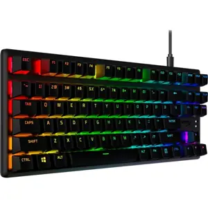 HyperX Alloy Origins Core PBT HX Aqua - Mechanical Gaming Keyboard Black 639N7AA - HyperX Red - Linear