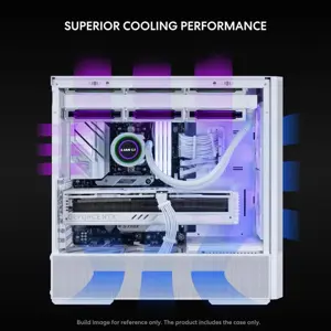 Lian Li Lancool 207 Compact ATX RGB Gaming Case Tempered Glass White