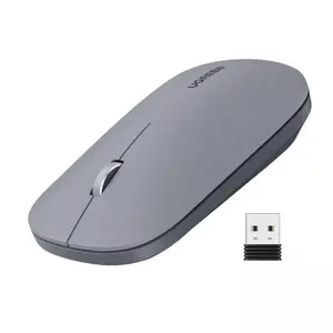 UGREEN 90373 Portable Wireless Mouse: Sleek Grey Design for On-the-go