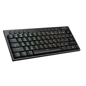 Redragon K632 RGB 60% Wired Mechanical Keyboard with Macro Keys - Black