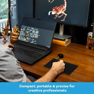 Wacom Intuos Pro Small Digitiser PTK470K0B, 8192 Pressure Levels, Tilt Recognition, Multi-Touch, USB, Bluetooth, Black