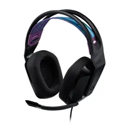 Logitech G335 Wired Gaming Headset - Multi-Platform (PC, PS4/5, Xbox, Switch), Flip-to-Mute Mic, Lightweight, Black