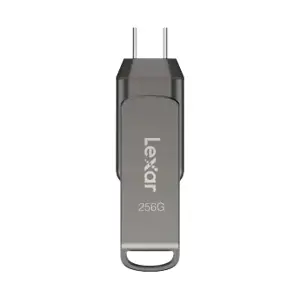 Lexar JumpDrive E32c 256GB USB 3.2 Gen 1 Type-C OTG Flash Drive – Dual USB-C & USB-A High-Speed Metal USB Drive