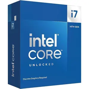 Intel Core i7-14700KF 14th Gen Unlocked Desktop Processor 20 Cores 28 Threads Up to 5.6GHz LGA1700 Gaming CPU
