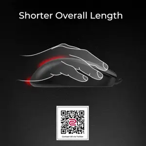 BenQ Zowie S2-C Symmetrical Gaming USB Mouse, 3360 Sensor, Matte Black