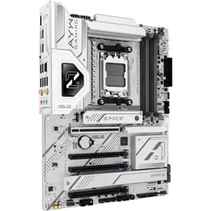 ASUS TUF GAMING X870-AYW GAMING WIFI 7 WHITE ATX Motherboard – AMD AM5, DDR5, PCIe 5.0, WiFi 6, Ryzen 7000/8000/9000 Support