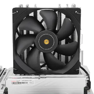 Thermalright TA120 EX V2 Side Flow CPU Cooler, 45mm Thick, Thin Heatsink, Compatible with Intel LGA1700, 120mm PWM Fan TL-C12 PRO, 5x 6 mm Diameter Heat Pipes