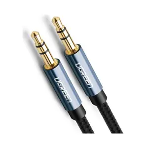 Ugreen 3.5mm Male to 3.5mm Male Audio Cable, Gold Plated Metal Case with Braid, 1.5M (Blue)