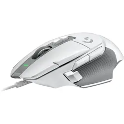 Logitech G502 X Gaming Mouse, Hero 25K Sensor, Wired, White 