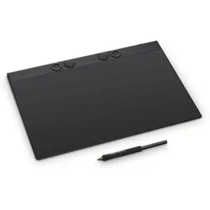 Wacom Intuos Pro Large Digitiser PTK870K0B, 8192 Pressure Levels, Tilt Recognition, Multi-Touch, USB-C, Bluetooth, Black