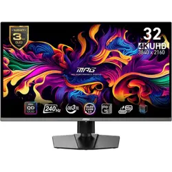 MSI MPG 341CQPX 34" QD-OLED Curved Gaming Monitor - UWQHD 1440p 175Hz 0.03ms HDR400 HDMI 2.1