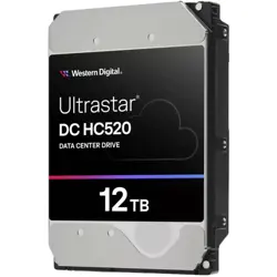 WD Ultrastar DC HC520 12TB SATA HDD HUH721212ALE604 – 7200 RPM, 256MB Cache, Helium-Sealed Enterprise Drive
