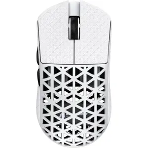 Attack Shark R5 Ultra 8K Carbon Fiber Wireless Gaming Mouse with 42,000 DPI – Black / White