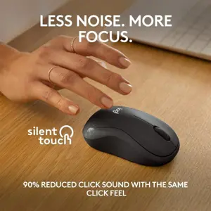 Logitech M240 Silent Bluetooth Wireless Mouse - Silent Touch, Graphite