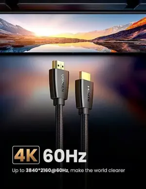 UGREEN 40412 4K HDMI to HDMI Male Cable 5 Meter - Black