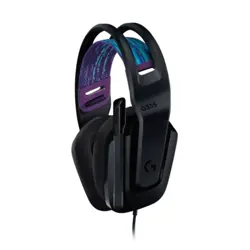 Logitech G335 Wired Gaming Headset - Multi-Platform (PC, PS4/5, Xbox, Switch), Flip-to-Mute Mic, Lightweight, Black