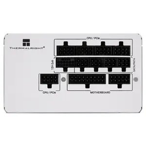 Thermalright SG-1000-W 1000W 80 Plus Gold Fully Modular Power Supply ATX 3.1 PCIe 5.1 - White for High-End Gaming PCs