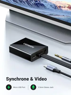 UGREEN 40248 HDMI to VGA with Audio Converter