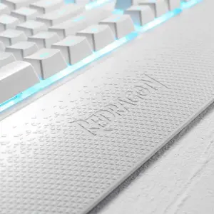 Redragon K512 Shiva RGB Backlit With Multimedia Keys Keyboard - White