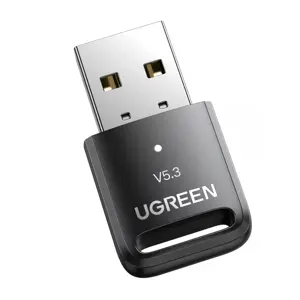 UGREEN 90225 Bluetooth Adapter, USB Bluetooth 5.3 Adapter for PC