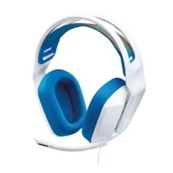 Logitech G335 Wired Gaming Headset - Multi-Platform (PC, PS4/5, Xbox, Switch), Flip-to-Mute Mic, Lightweight, White