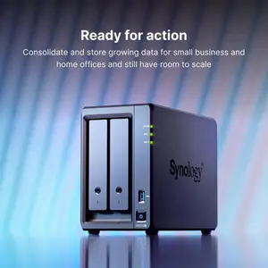 Synology DS723+ 2-Bay DiskStation, Diskless store and organize up to 40TB of data