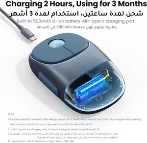 UGREEN 90538 Rechargeable Dual Mode Wireless Mouse (Blue)