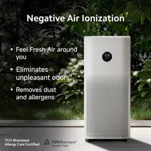 Xiaomi Smart Air Purifier 4, Air Purifier, CADR 400m3/h, True HEPA, 99.99% Virus Trapping, Coverage 516SqFt, Fast Purification In 7 Mins, Alexa and Google Assistant