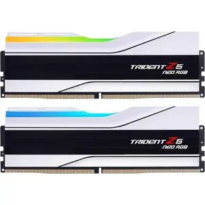 G.Skill Trident Z5 RGB 64GB (2x32GB) DDR5 6000MHz CL30 Desktop Memory – White, Intel XMP