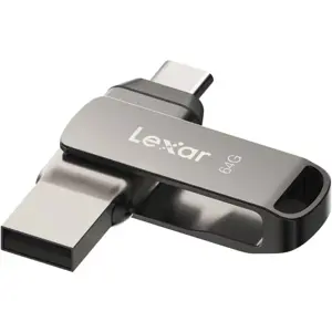 Lexar JumpDrive E32c 64GB USB 3.2 Gen 1 Type-C OTG Flash Drive – Dual USB-C & USB-A High-Speed USB Drive