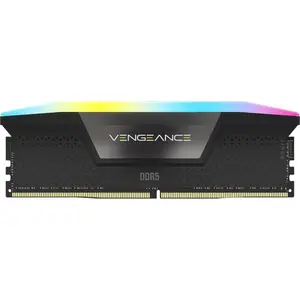 Corsair Vengeance RGB 16GB DDR5 5600MHz CL40 Desktop Gaming RAM – Black, iCUE RGB, Intel XMP