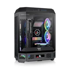 Thermaltake The Tower 600 Mid Tower Chassis Black - Hidden-Connector ATX Case