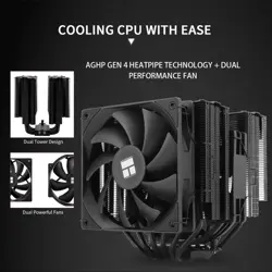 Thermalright Peerless Assassin 140 Black Dual Tower CPU Air Cooler