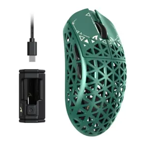 ATTACK SHARK R5 Ultra Carbon Fiber Wireless 8K PAW3950MAX Gaming Mouse Green