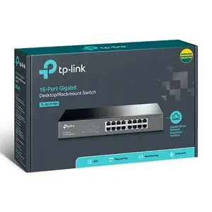TP-Link TL-SG1016D - 16-Port Gigabit Desktop/Rackmount Switch
