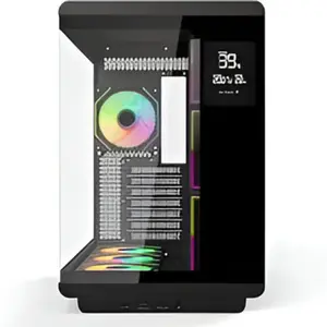 Acer U600 Mid Tower Casing Black - Built-in LED Display, 4 Pre-installed Fans