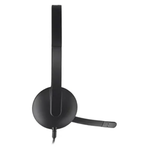Logitech H340 USB Wired Headset - Noise-Cancelling Microphone, PC/Mac/Laptop, Plug & Play, Adjustable