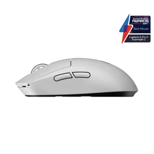 Logitech G PRO X Superlight 2 LIGHTSPEED Wireless Gaming Mouse - White