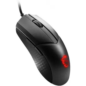 MSI Clutch GM41 Lightweight V2 Gaming Mouse - 16000 DPI Optical Sensor, Symmetrical, 60M+ Click OMRON Switches, 6-Buttons, FriXionFree Cable, 1ms Latency, RGB Mystic Light, 65g - Wired