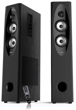 F&D T60X OPT (BAAR) 2.0 Tower TV Speakers with Optical Input & All Functions