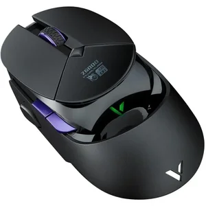 Rapoo VT960 PRO Wired and Wireless Gaming Mouse with 26000 DPI, Wireless Connectivity (2.4G), Adjustable CPI Button, 9 Programmable Buttons, Customizable LED, Alluminum Alloy Design