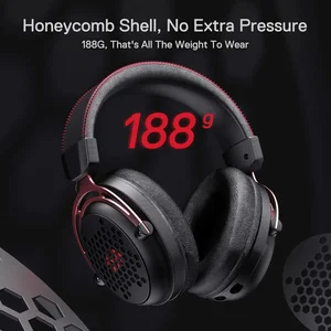 Redragon H386 Diomedes Wired Gaming Headset - 7.1 Surround Sound, 53MM Drivers, Detachable Microphone, USB/AUX 3.5mm Works for Multi Platforms PC, PS4/3 & Xbox One/Series X, NS