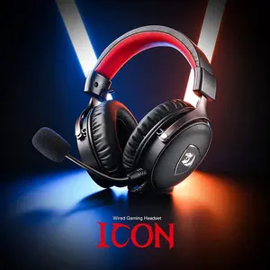 Redragon H520 Icon 7.1 Surround Sound Wired Gaming Headset