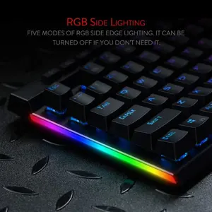 Redragon K580 VATA RGB Backlit Mechanical Gaming Keyboard - Black