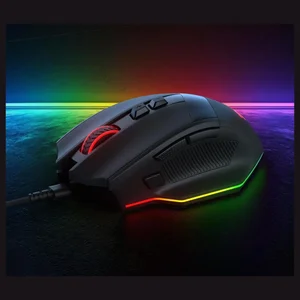 Redragon Stealth M923 Wired RGB Gaming Mouse – 10000 DPI Optical Sensor, 7 Programmable Buttons, Lightweight Ergonomic Gaming Mouse for FPS, MOBA & Esports