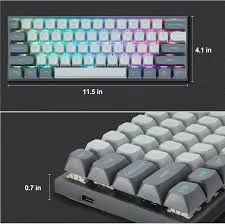 HZ-61 RGB Mechanical Keyboard 61 Keys 60% Compact