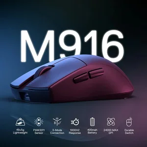 Redragon King Pro M916 Pro-1K Wireless Gaming Mouse 26000 DPI 49G Lightweight