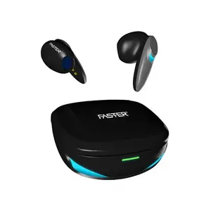 Faster TG-300 Wireless Earbuds – ANC Noise Cancellation, Ultra Low Latency, Bluetooth 5.1, Up to 8 Hrs Playtime